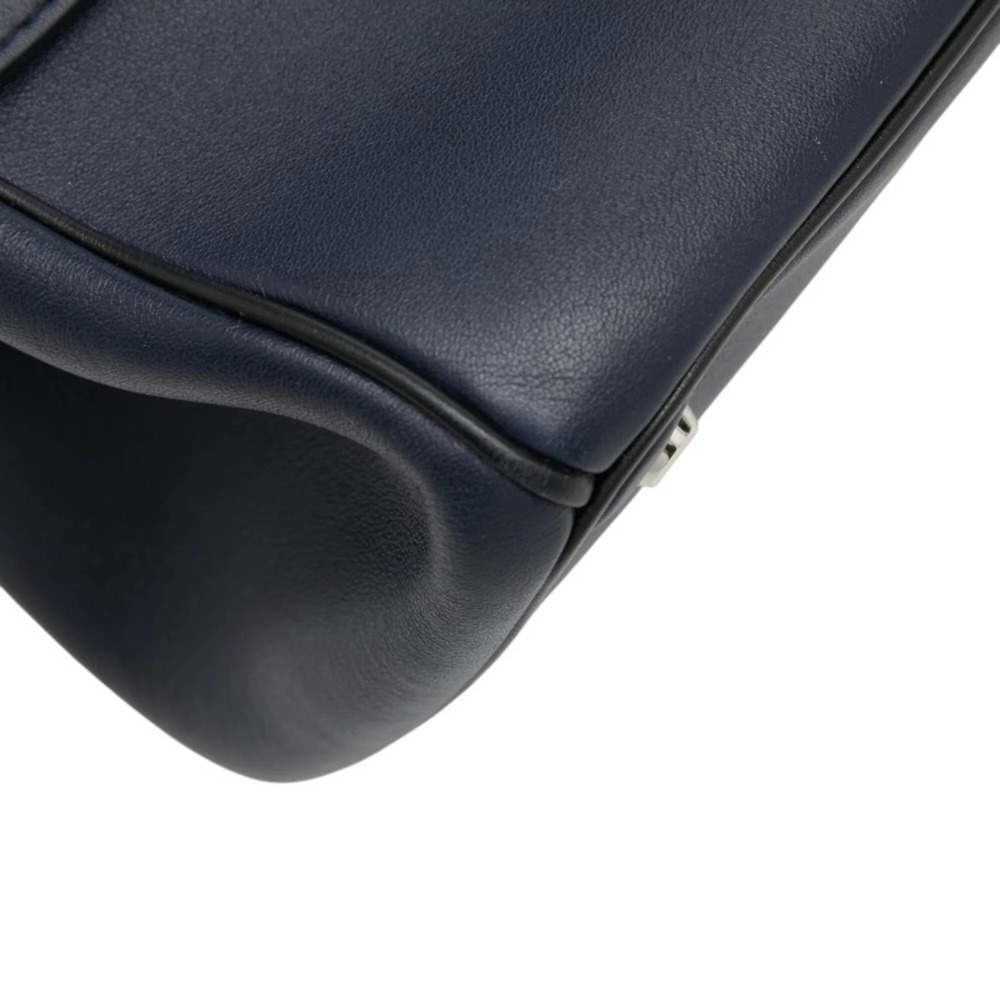 CHRISTIAN DIOR Blue Leather Shoulder Bag - Picture 4 of 14